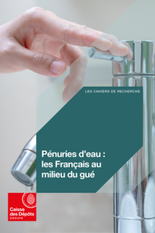 Couverture Cahier de recherche "Pénuries d’eau : les Français au milieu du gué"